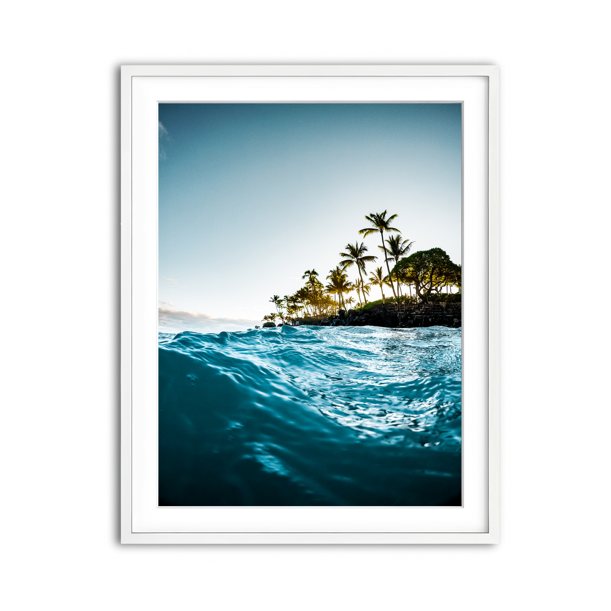 Framed Print 3x4 White