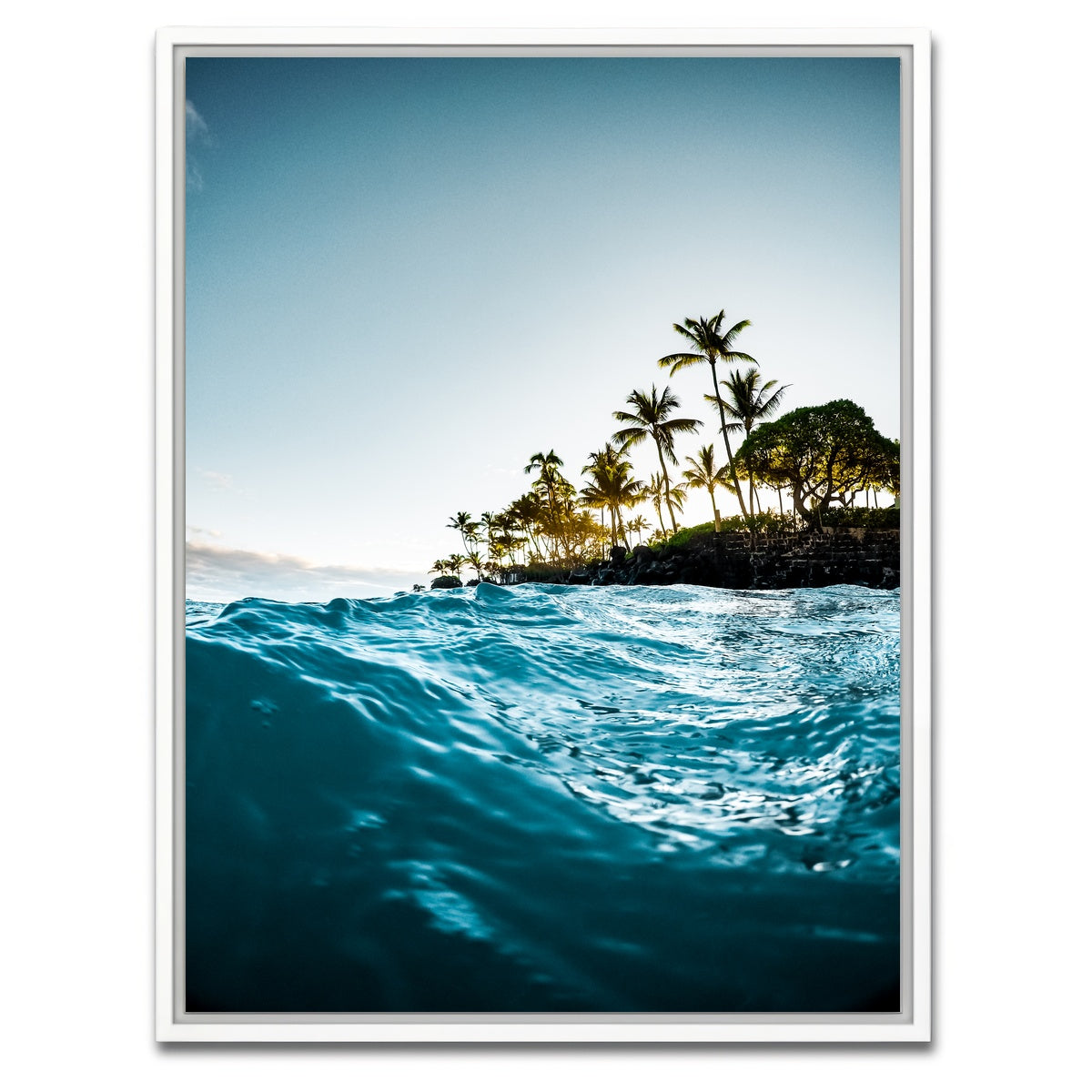 AUTO-MOCKUP WHITE | Blue Morning | 1 Piece | White Framed Canvas | group=3x4