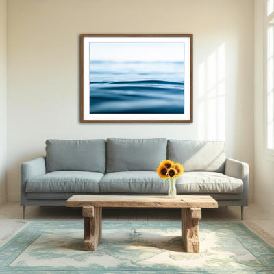 AUTO-MOCKUP ROOM | Blue Ocean Wall Art