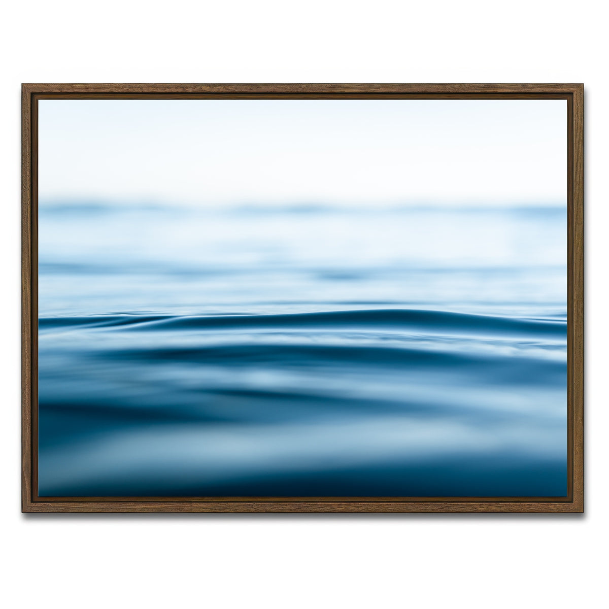 AUTO-MOCKUP WHITE | Blue Ocean | 1 Piece | Walnut Framed Canvas | group=4x3