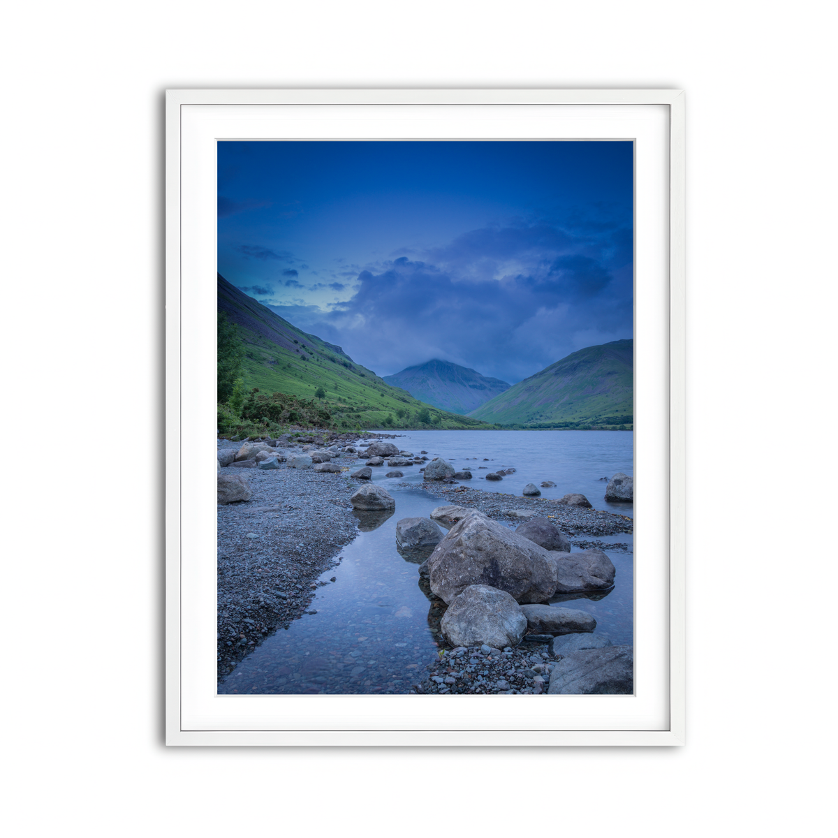 Framed Print 3x4 White