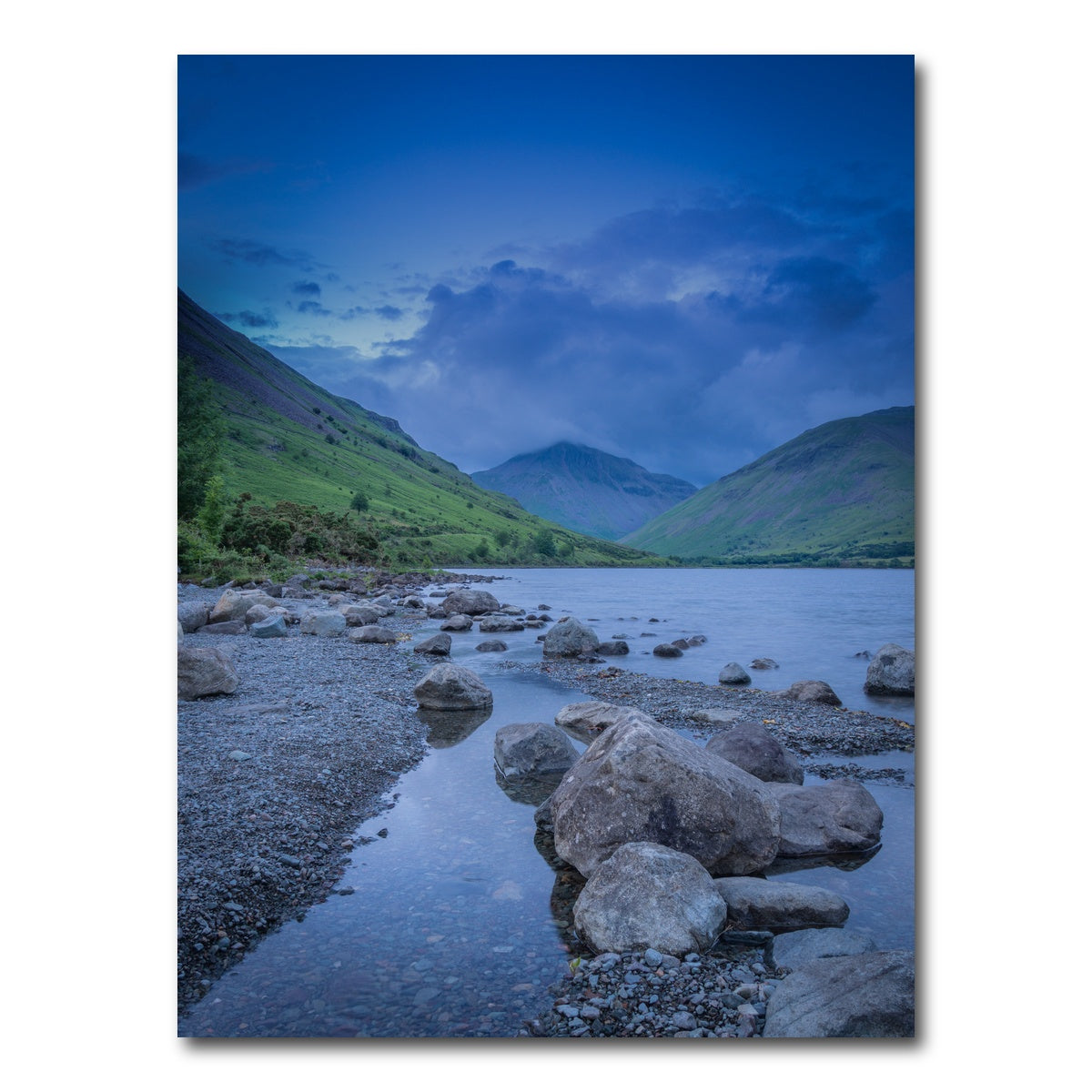 AUTO-MOCKUP WHITE | Blue Pebbles | 1 Piece | Gallery Wrap Canvas | group=3x4