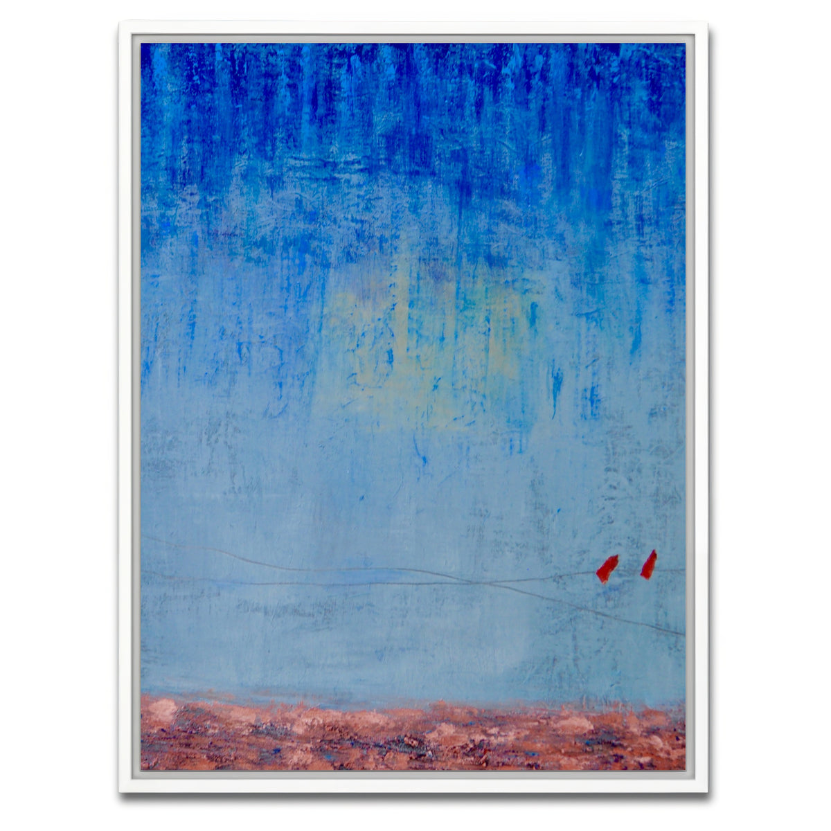 AUTO-MOCKUP WHITE | Blue Rain | 1 Piece | White Framed Canvas | group=3x4