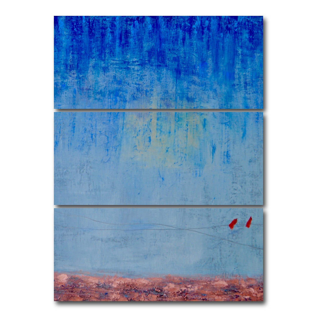 AUTO-MOCKUP WHITE | Blue Rain | 3 Piece | Gallery Wrap Canvas | group=8x18_stacked