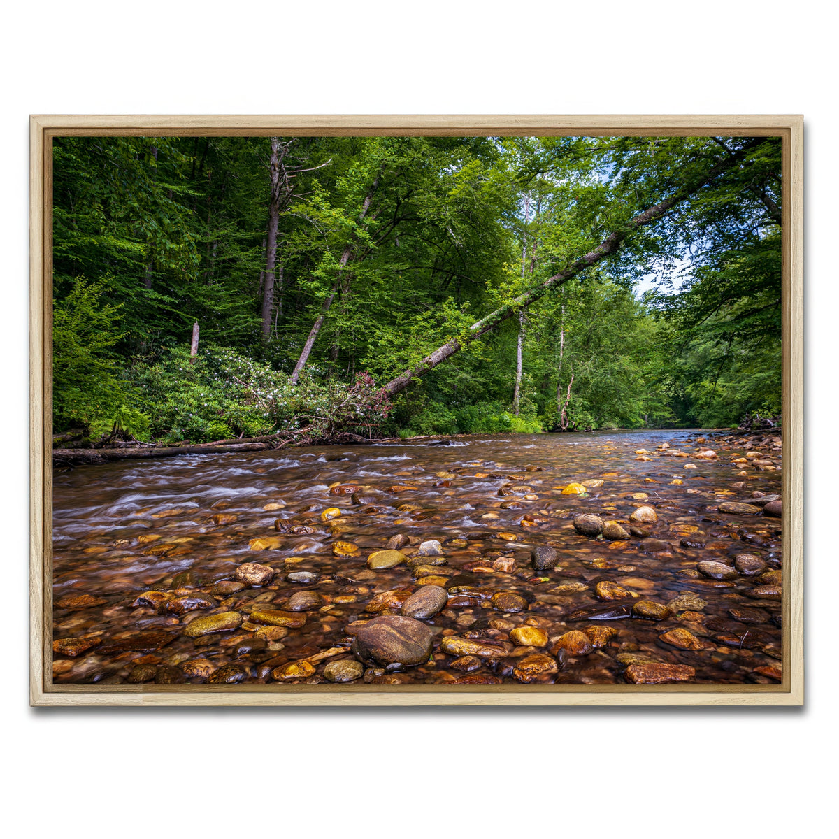 AUTO-MOCKUP WHITE | Blue Ridge Pky NC | 1 Piece | Natural Framed Canvas | group=4x3