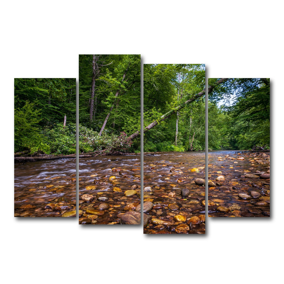 AUTO-MOCKUP WHITE | Blue Ridge Pky NC | 4 Piece | Gallery Wrap Canvas | group=4_normal