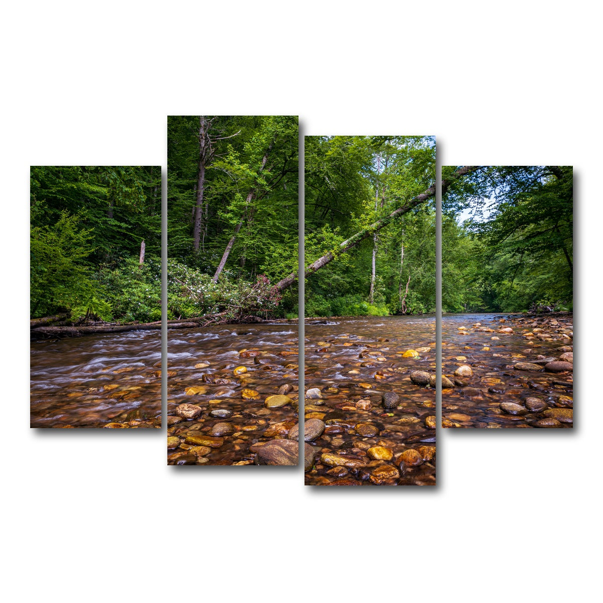 AUTO-MOCKUP WHITE | Blue Ridge Pky NC | 4 Piece | Gallery Wrap Canvas | group=4_short