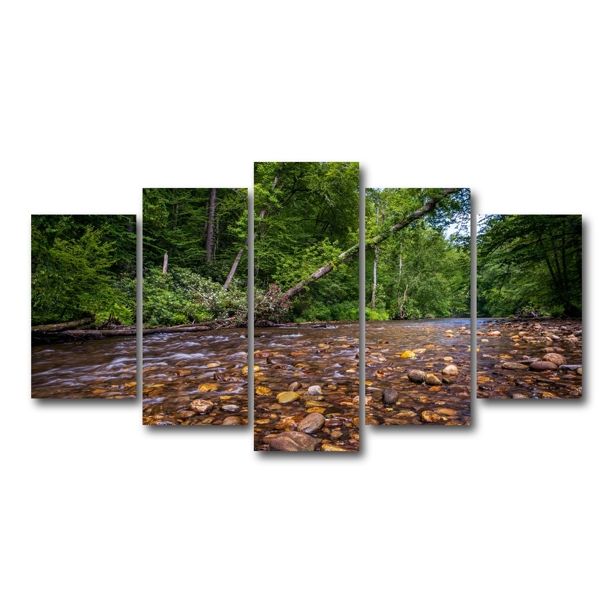 AUTO-MOCKUP WHITE | Blue Ridge Pky NC | 5 Piece | Gallery Wrap Canvas | group=5_normal