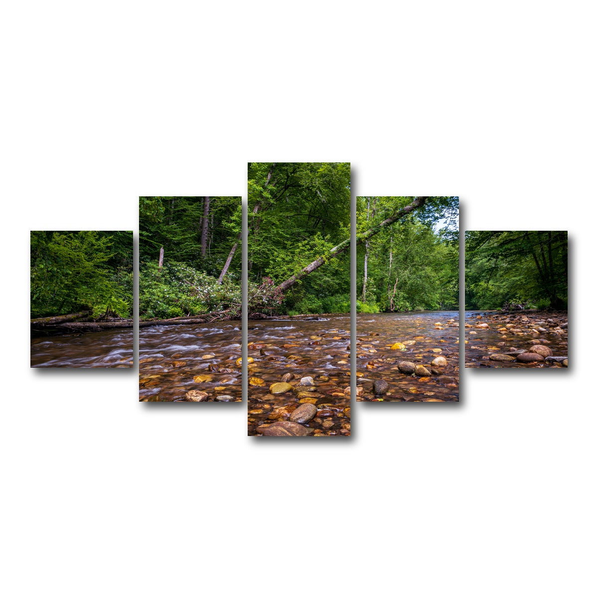 AUTO-MOCKUP WHITE | Blue Ridge Pky NC | 5 Piece | Gallery Wrap Canvas | group=5_short