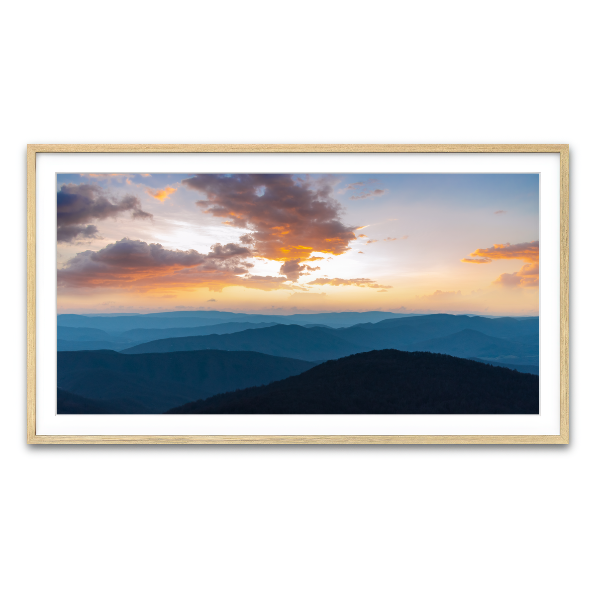 Framed Print 2x1 Natural