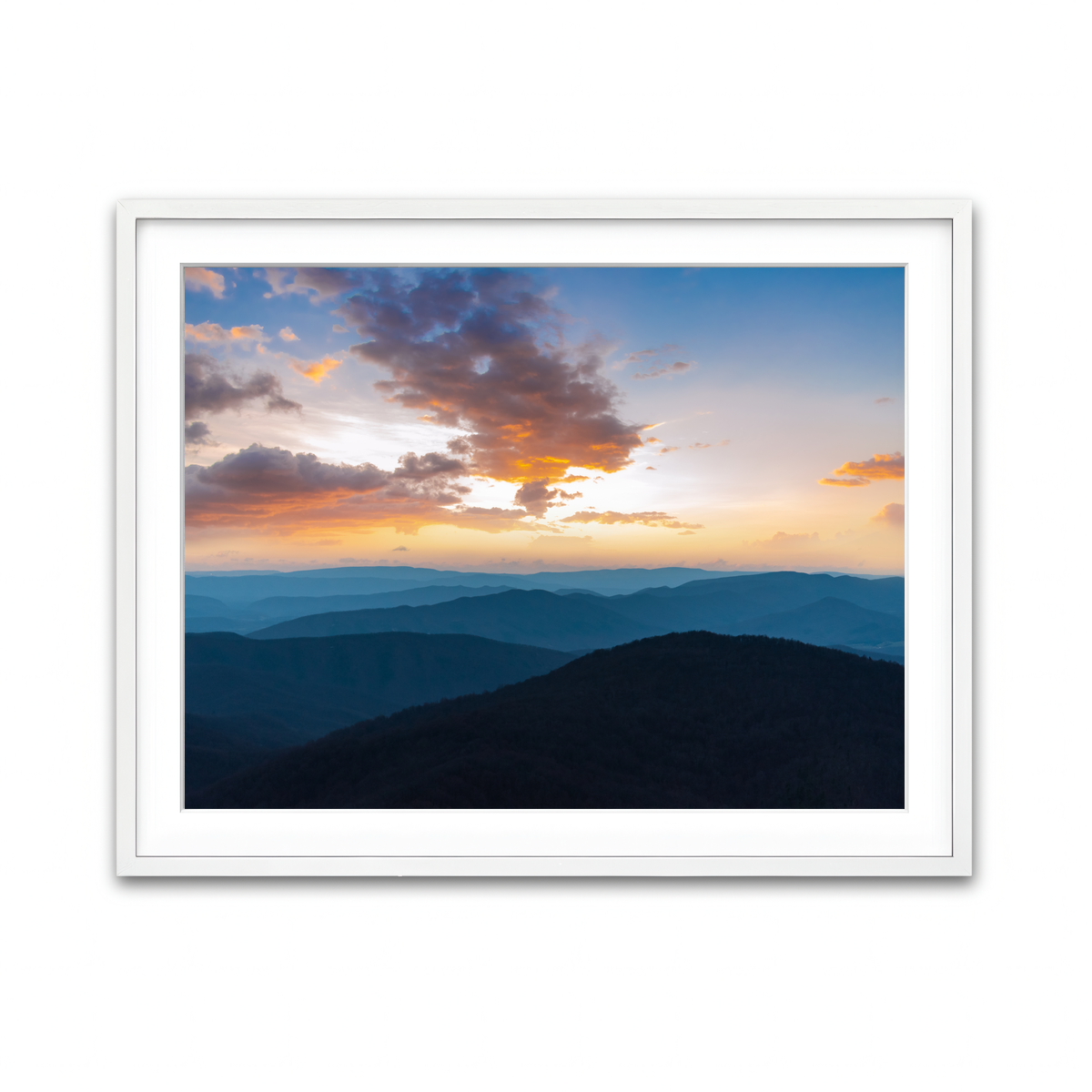 Framed Print 4x3 White