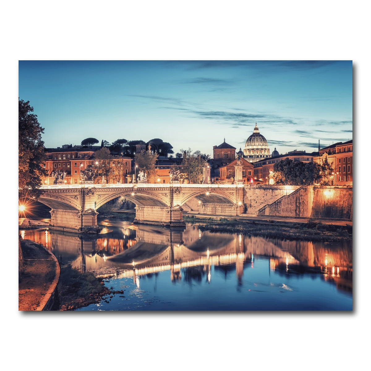 AUTO-MOCKUP WHITE | Blue Rome | 1 Piece | Gallery Wrap Canvas | group=4x3