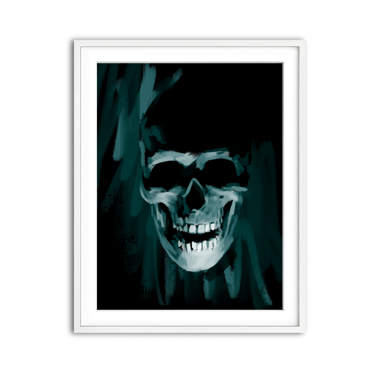 Framed Print 3x4 White