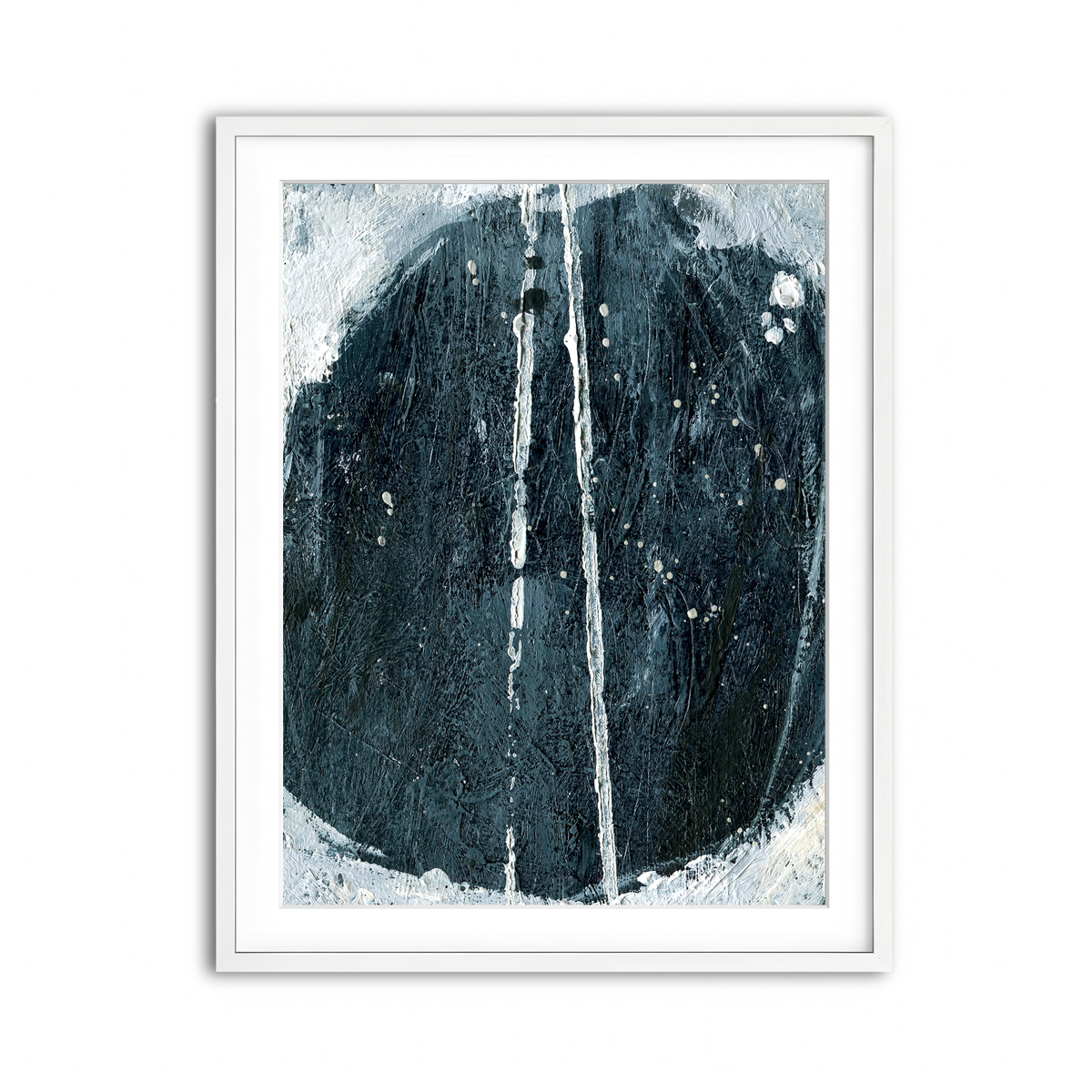 Framed Print 3x4 White