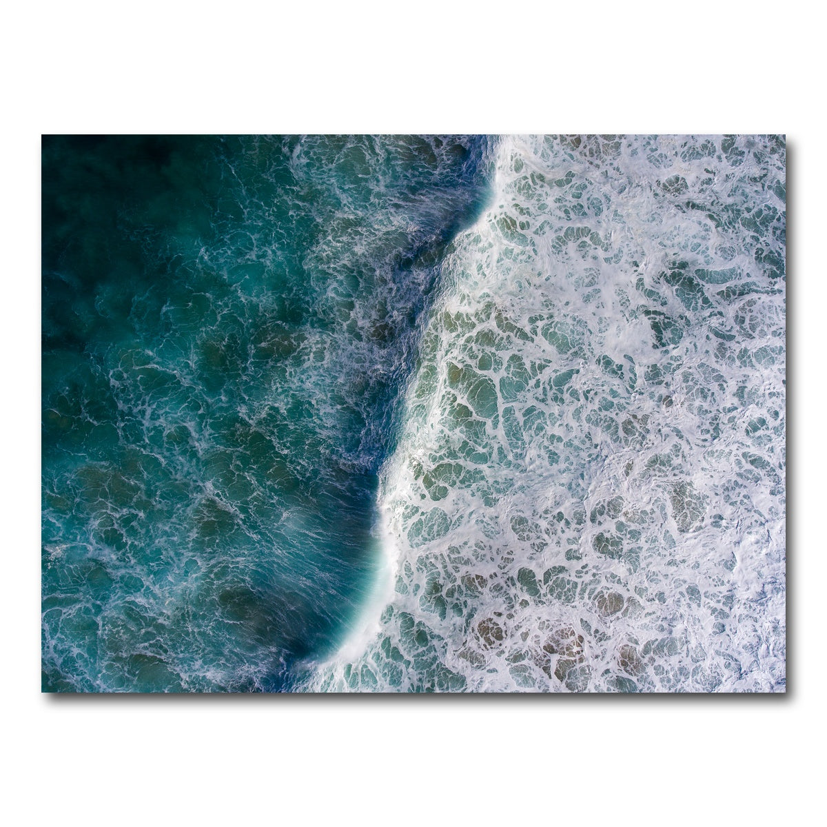 AUTO-MOCKUP WHITE | Blue Wave | 1 Piece | Gallery Wrap Canvas | group=4x3