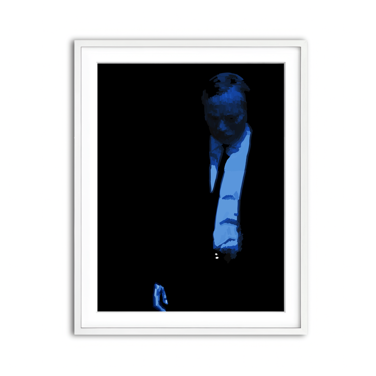 Framed Print 3x4 White