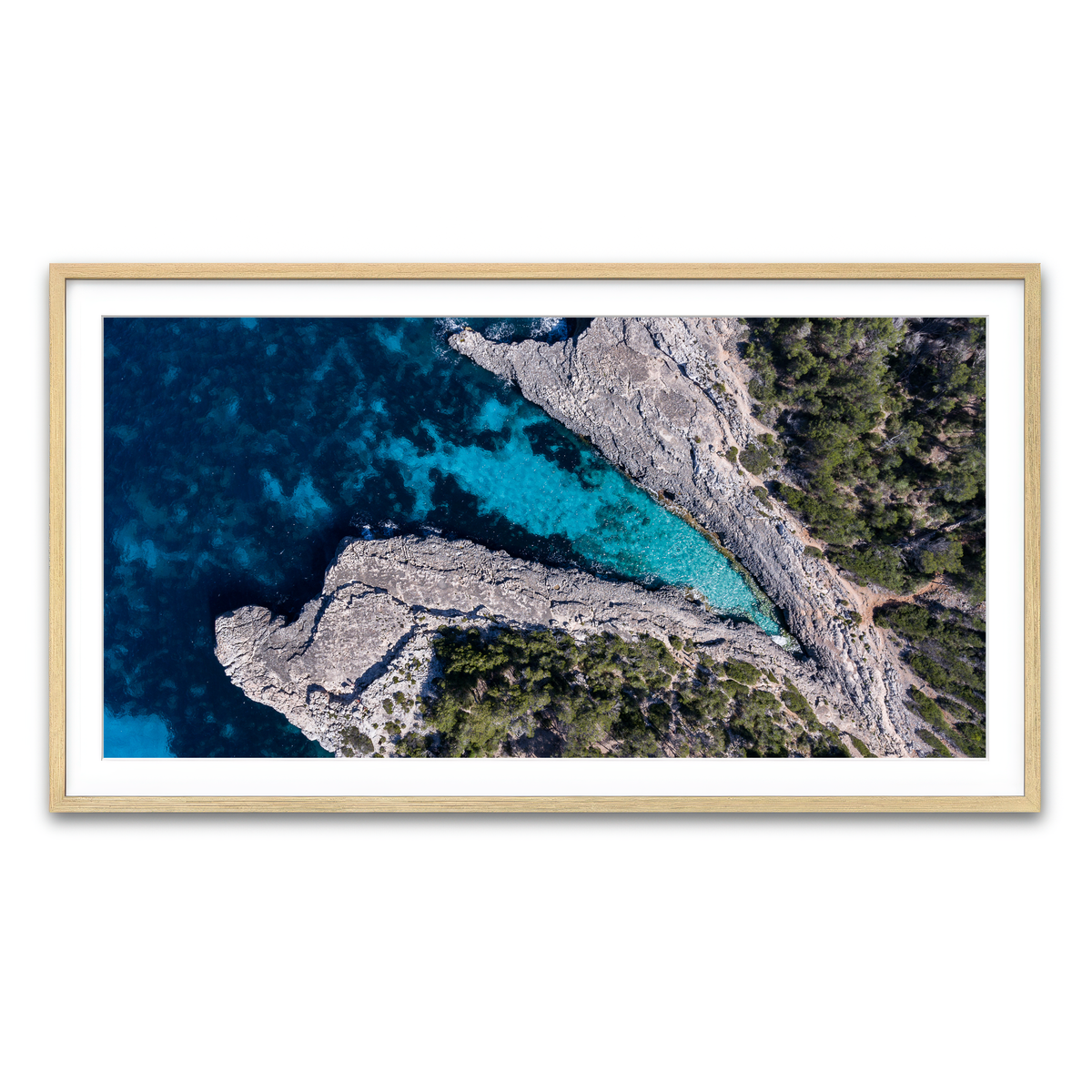 Framed Print 2x1 Natural