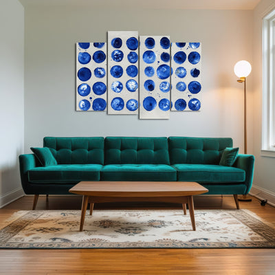 AUTO-MOCKUP ROOM | Blue circles