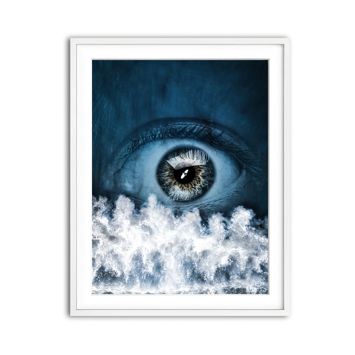 Framed Print 3x4 White