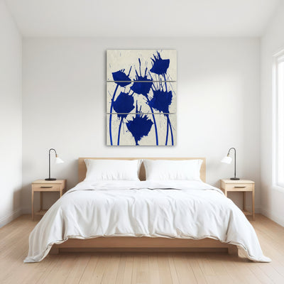 AUTO-MOCKUP ROOM | Blue flowers