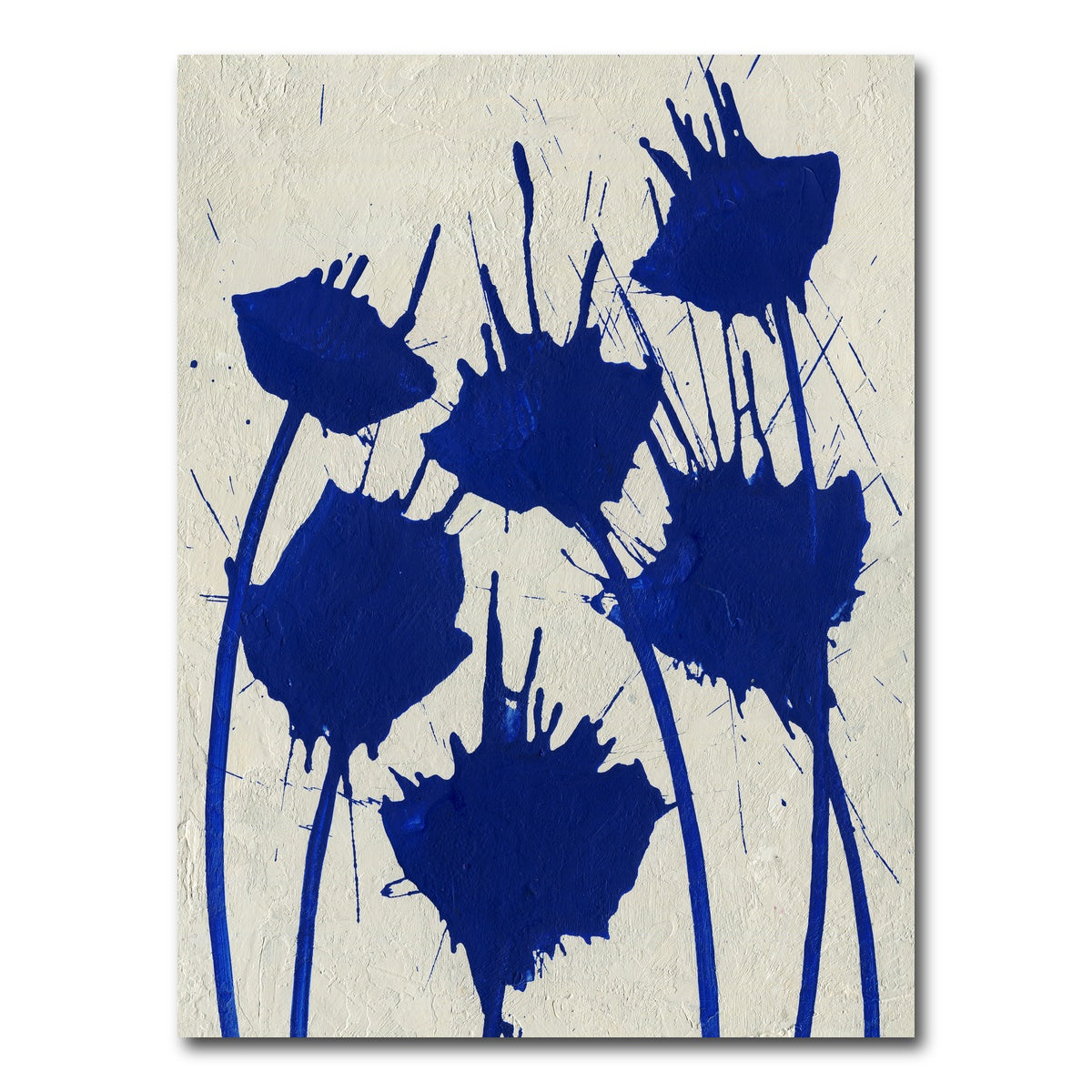 AUTO-MOCKUP WHITE | Blue flowers | 1 Piece | Gallery Wrap Canvas | group=3x4