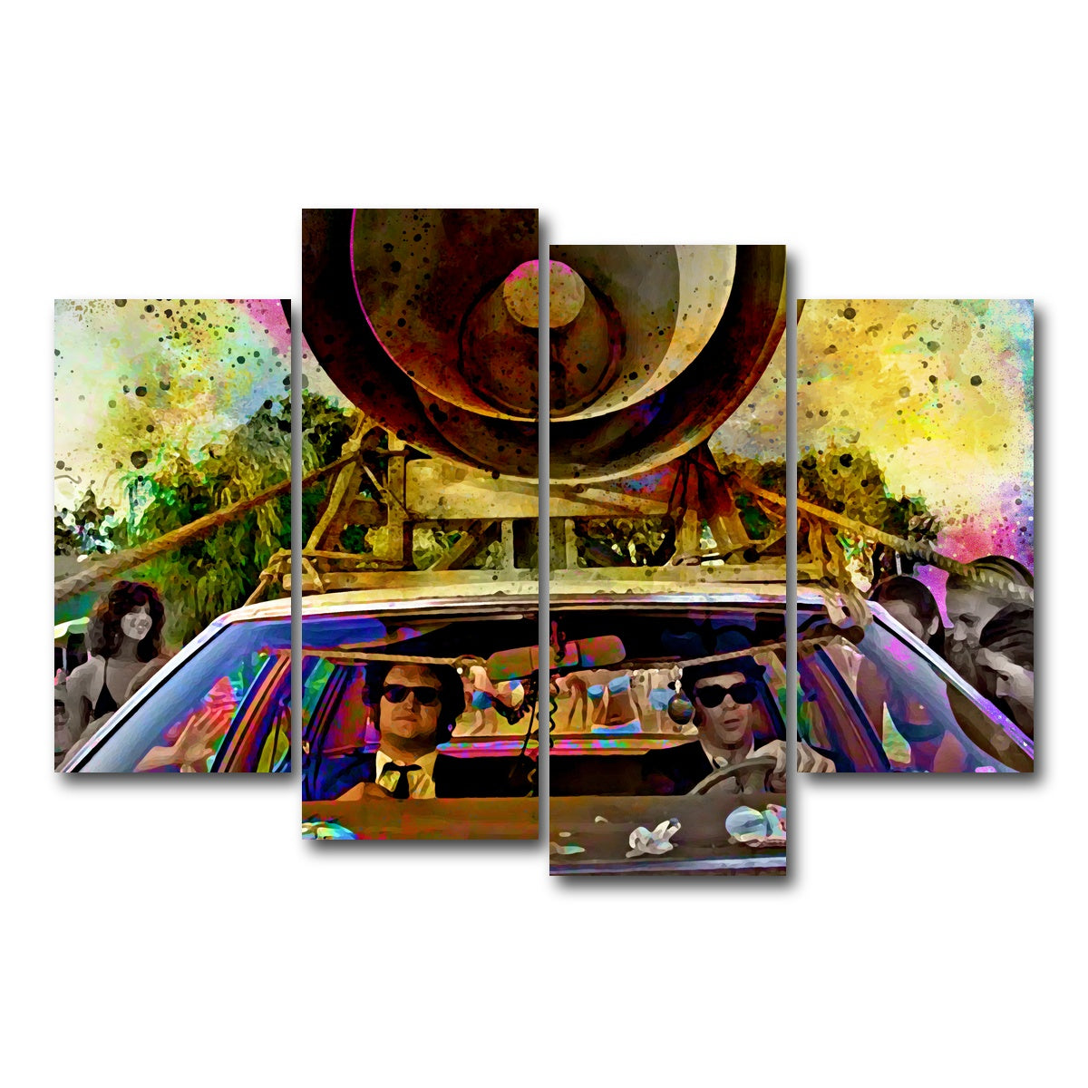 AUTO-MOCKUP WHITE | Bluesmobile | 4 Piece | Gallery Wrap Canvas | group=4_short