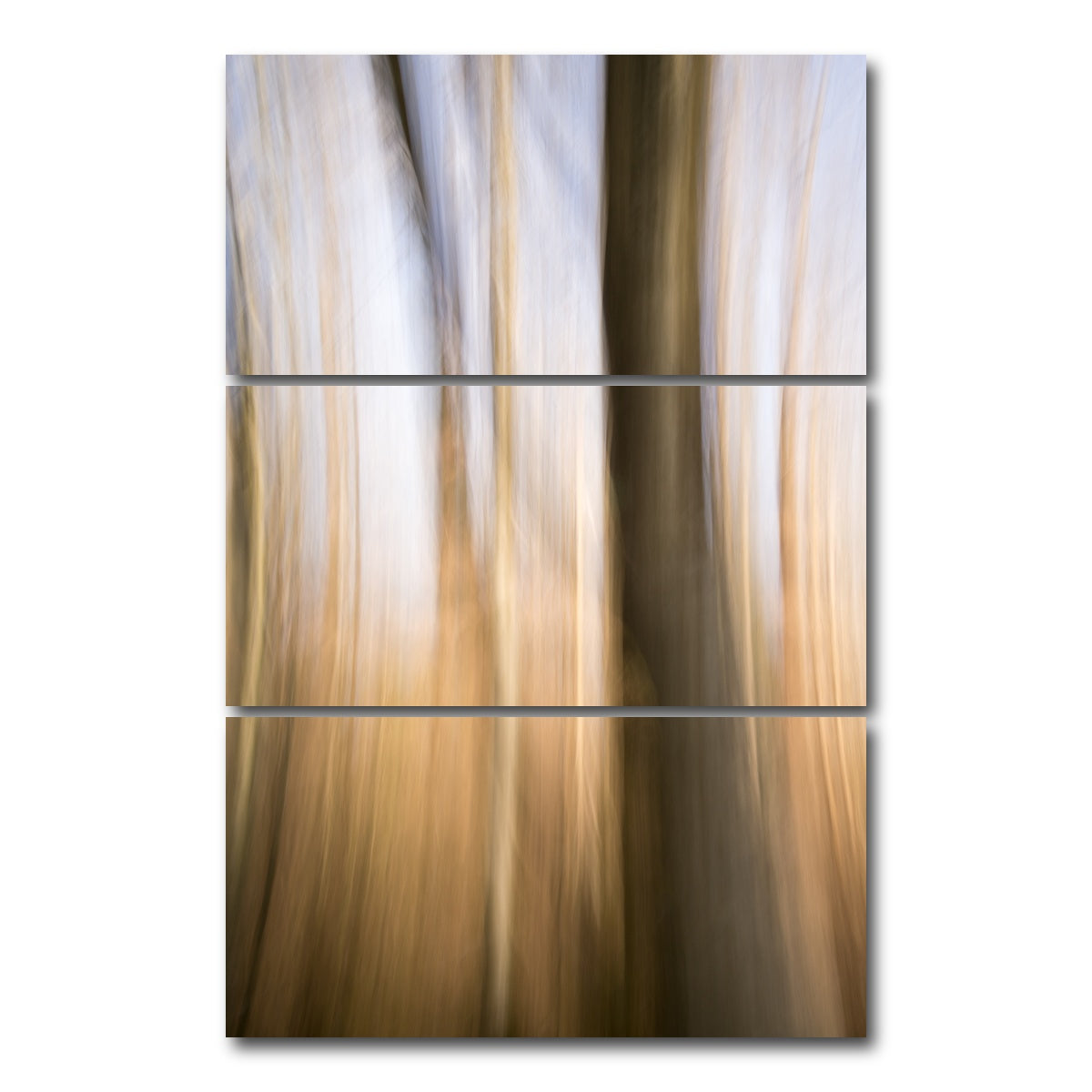 AUTO-MOCKUP WHITE | Blurred Heath | 3 Piece | Gallery Wrap Canvas | group=12x24_stacked