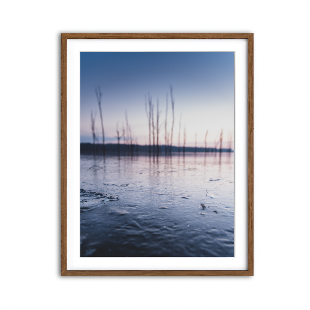 Framed Print 3x4 Walnut