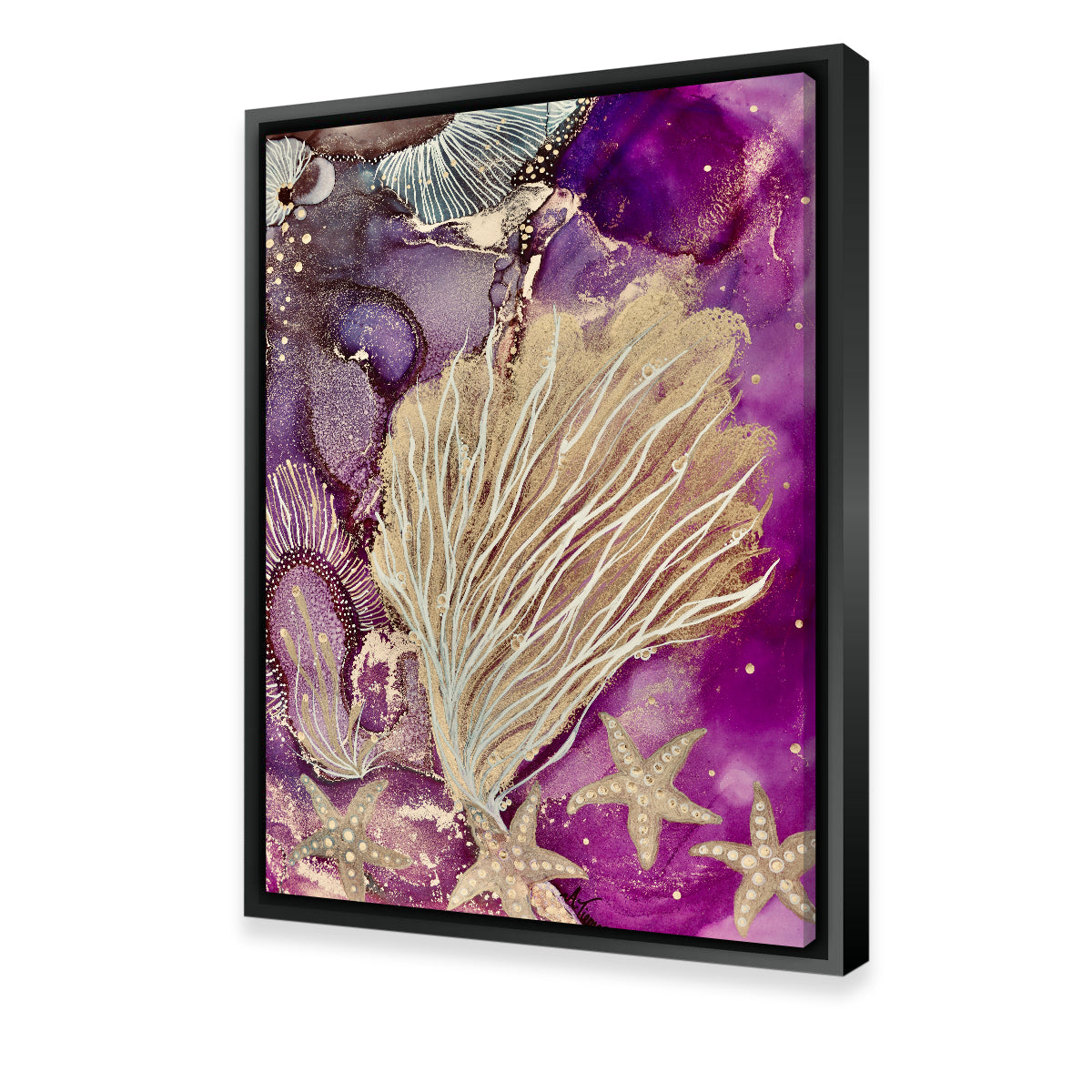 Blushing Reef Il Wall Art