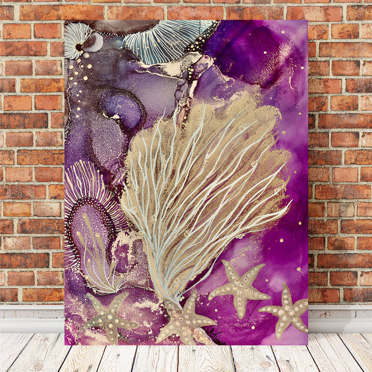 Blushing Reef Il Wall Art