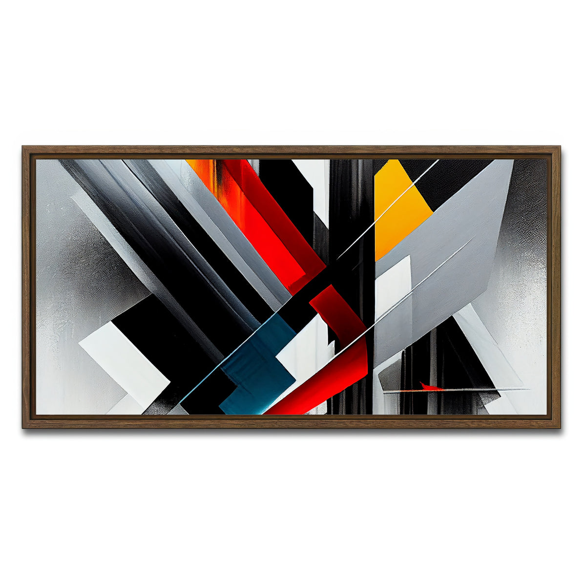 AUTO-MOCKUP WHITE | Boats After a Hurricane | 1 Piece | Walnut Framed Canvas | group=2x1