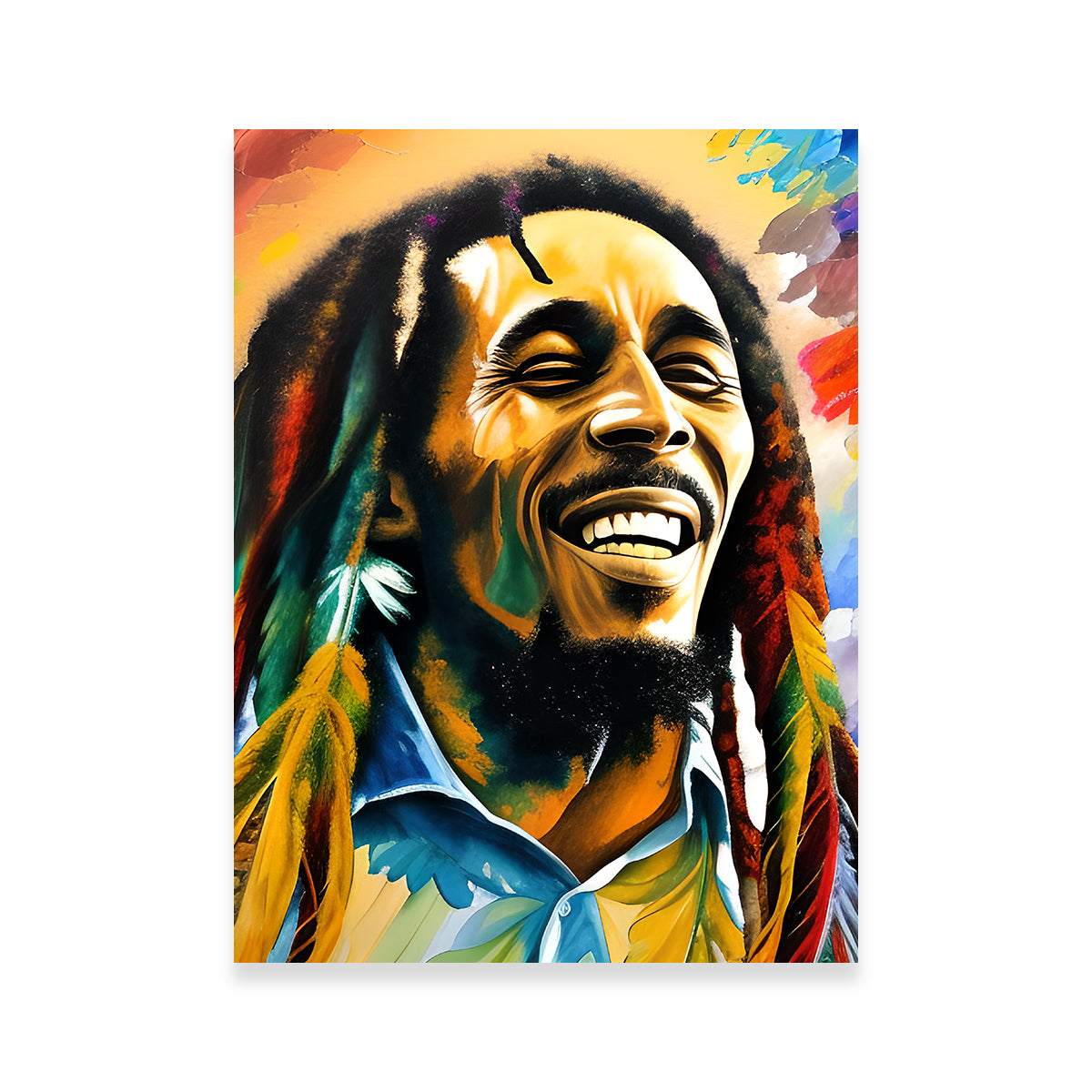 Bob Marley Colorful