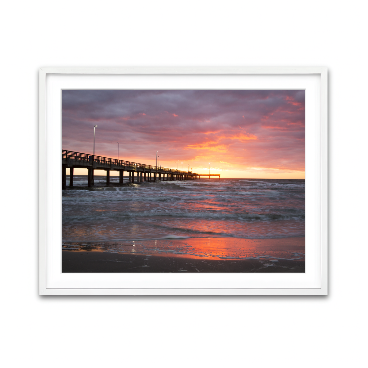 Framed Print 4x3 White