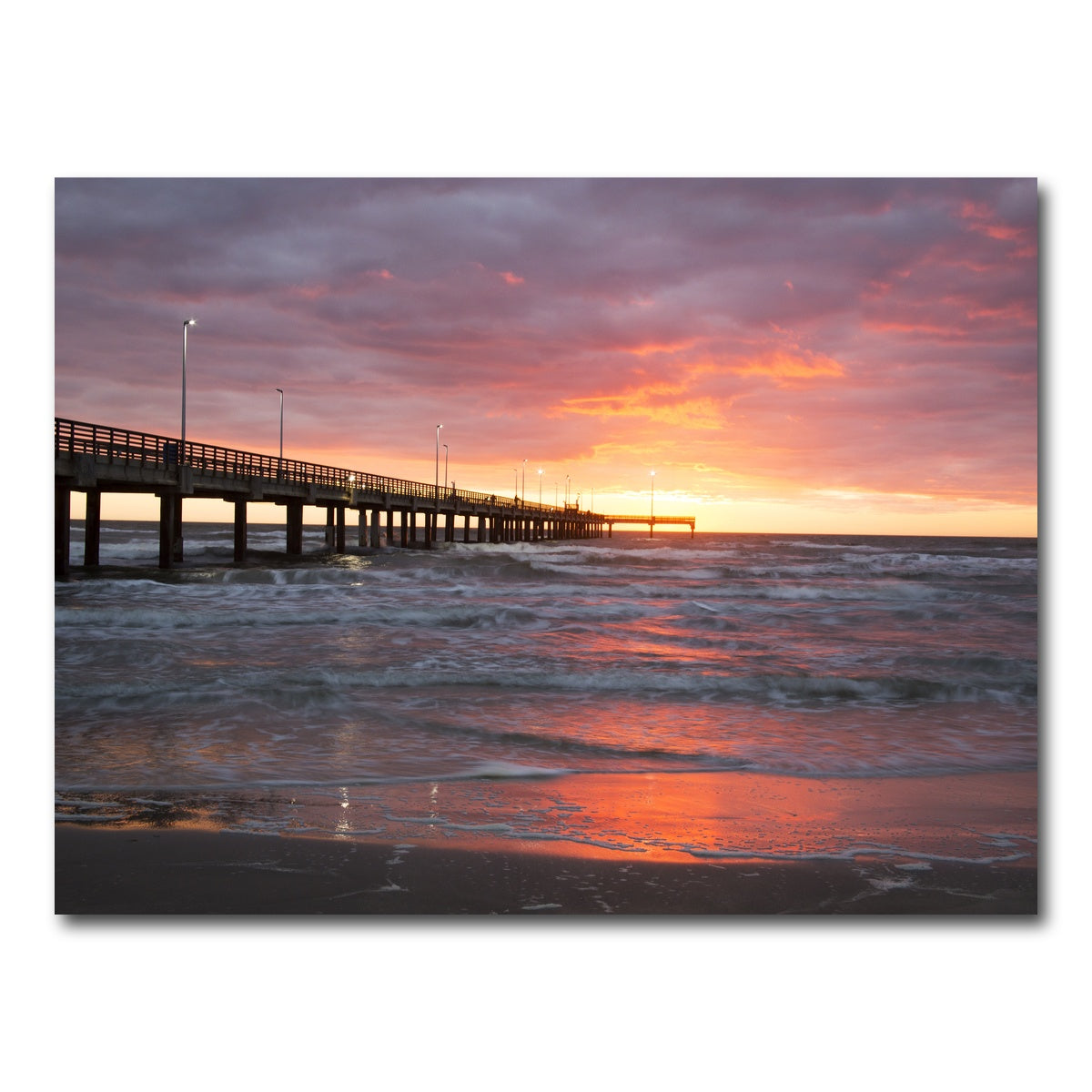 AUTO-MOCKUP WHITE | Bob Hall Pier Corpus Christi | 1 Piece | Gallery Wrap Canvas | group=4x3