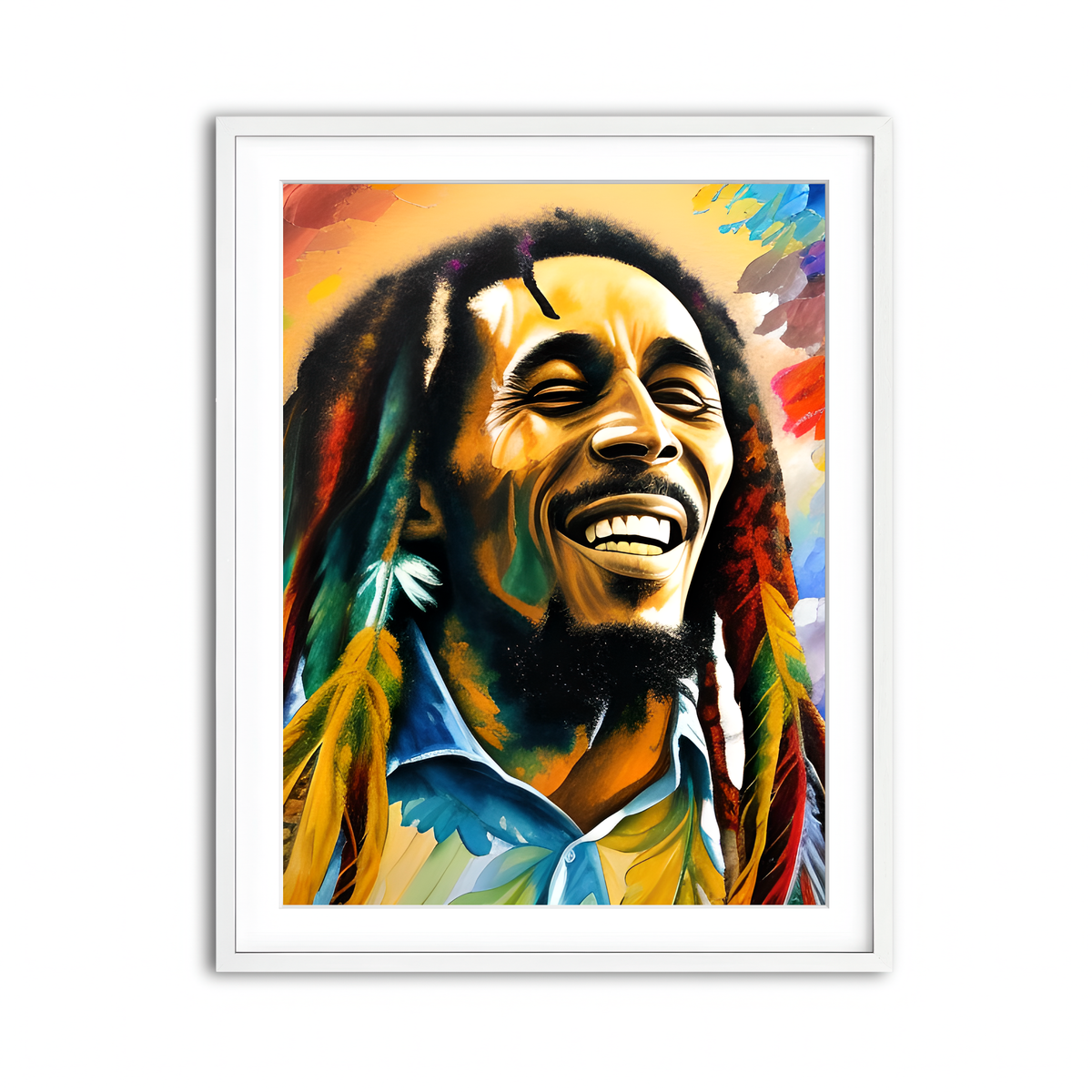 Framed Print 3x4 White