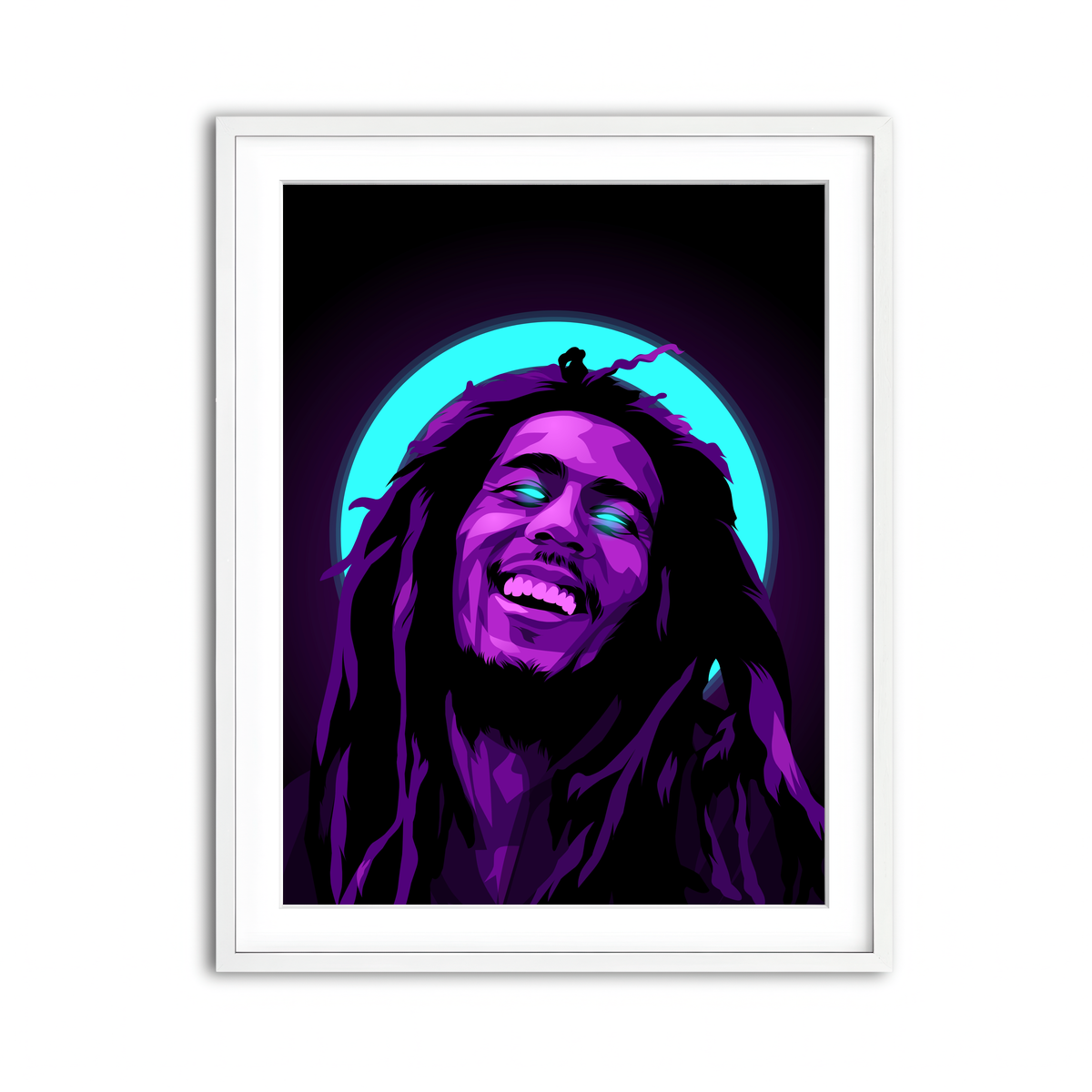 Framed Print 3x4 White