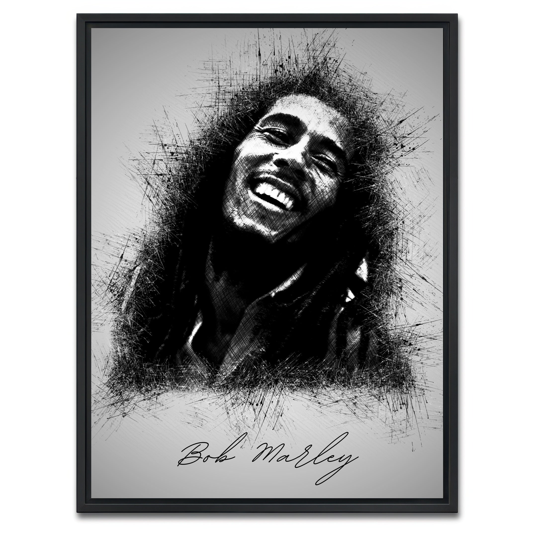 Bob Marley Sketch Wall Art
