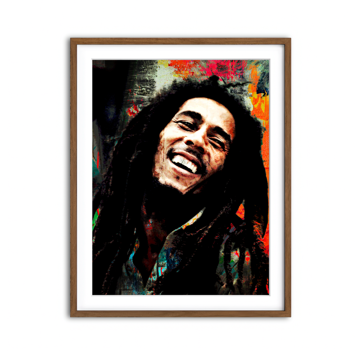 Framed Print 3x4 Walnut