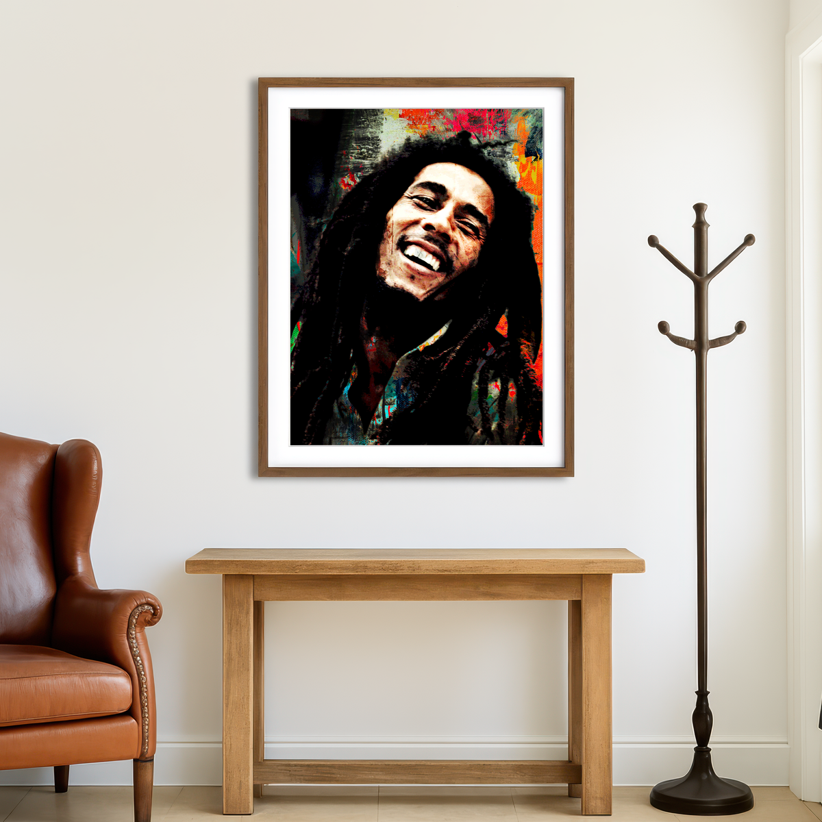 AUTO-MOCKUP ROOM | Bob Marley Wall Art
