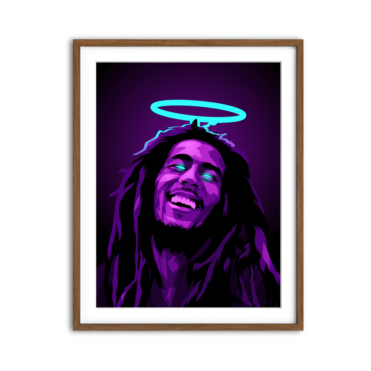 Framed Print 3x4 Walnut