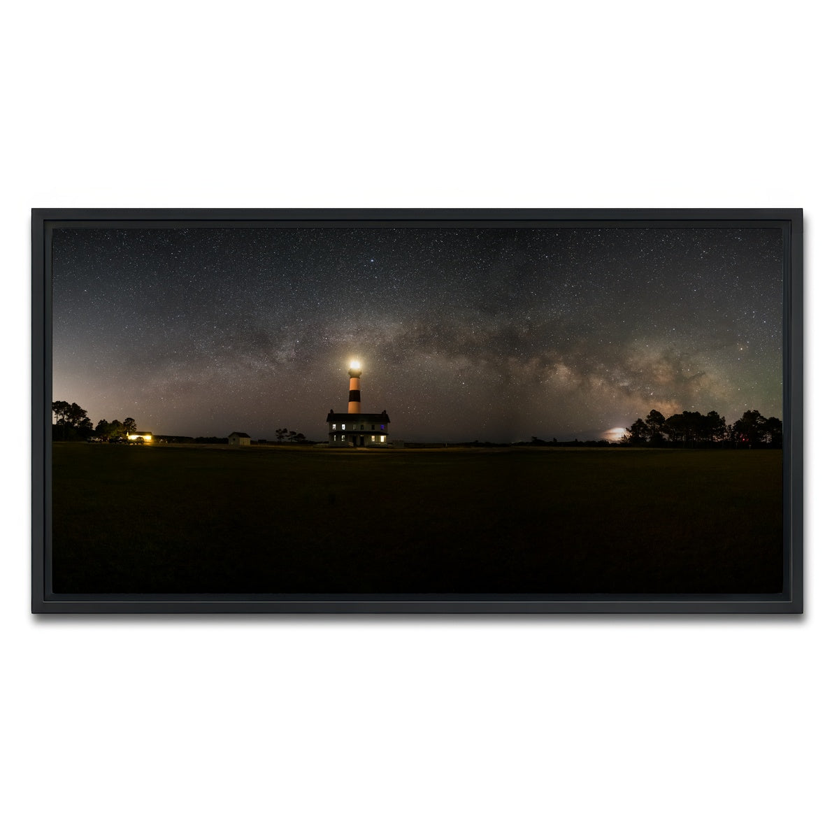 AUTO-MOCKUP WHITE | Bodie Lighthouse | 1 Piece | Black Framed Canvas | group=2x1