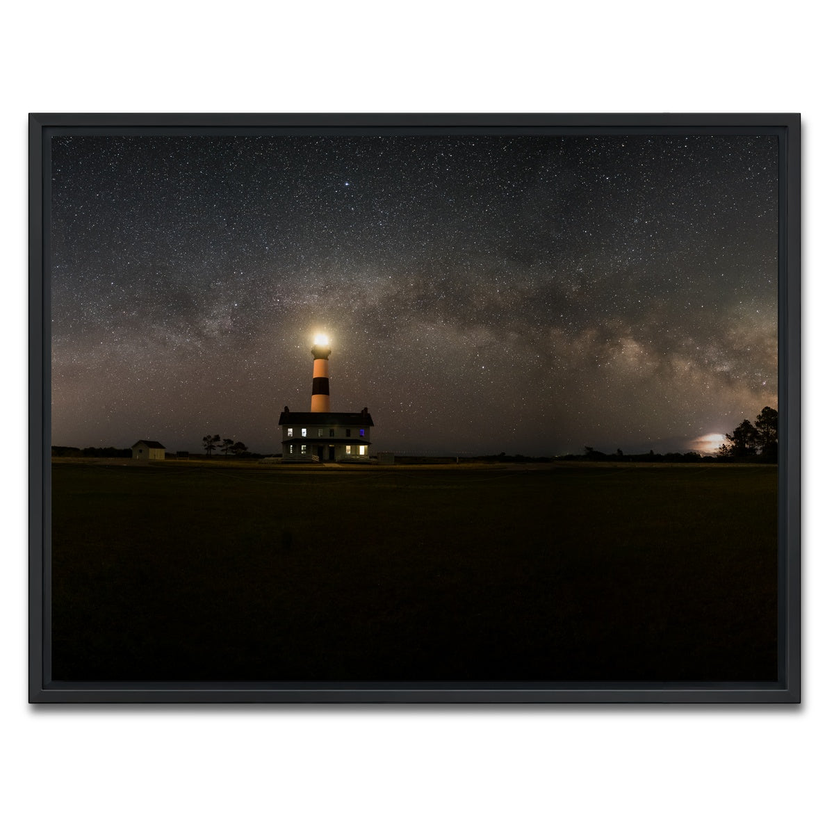 AUTO-MOCKUP WHITE | Bodie Lighthouse | 1 Piece | Black Framed Canvas | group=4x3