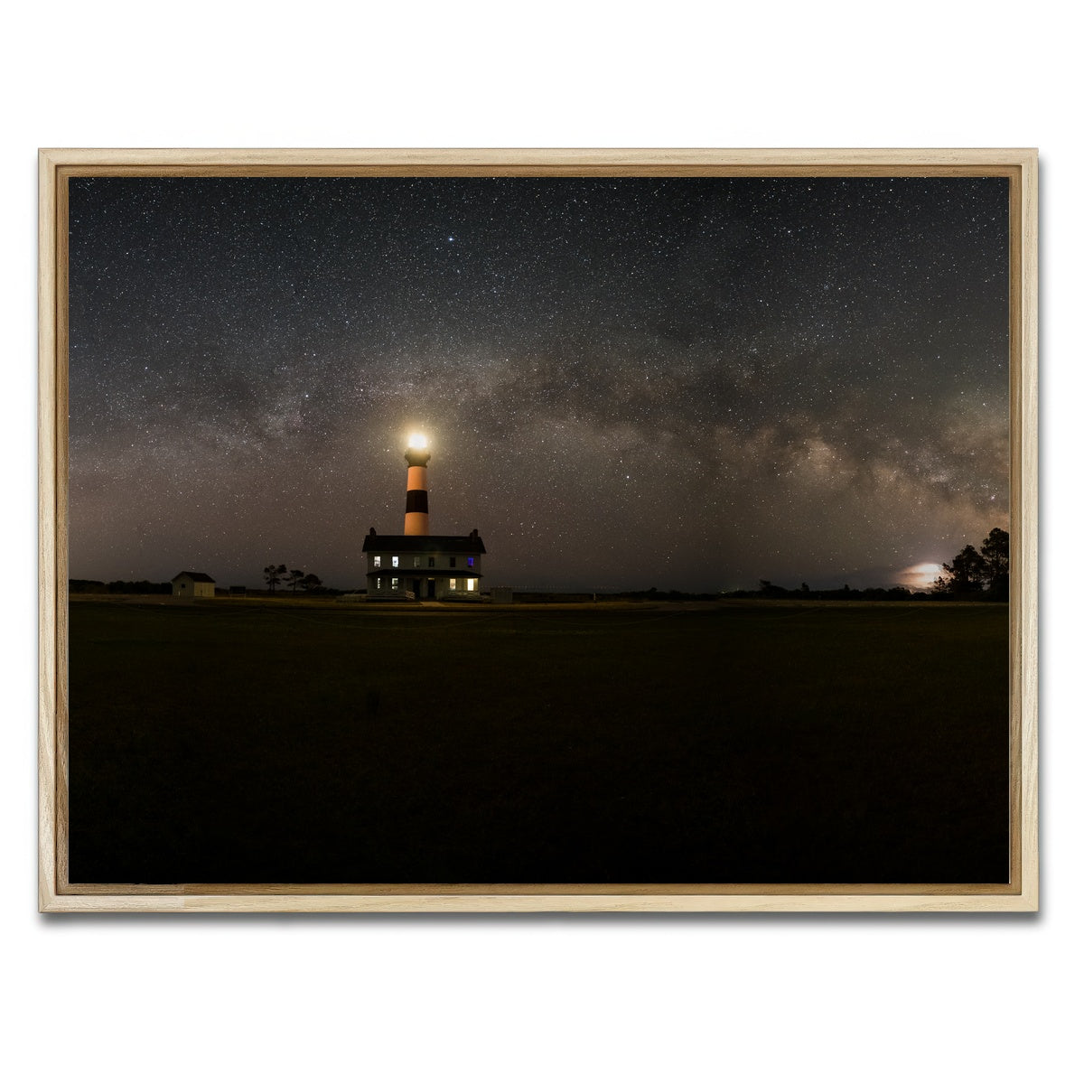 AUTO-MOCKUP WHITE | Bodie Lighthouse | 1 Piece | Natural Framed Canvas | group=4x3