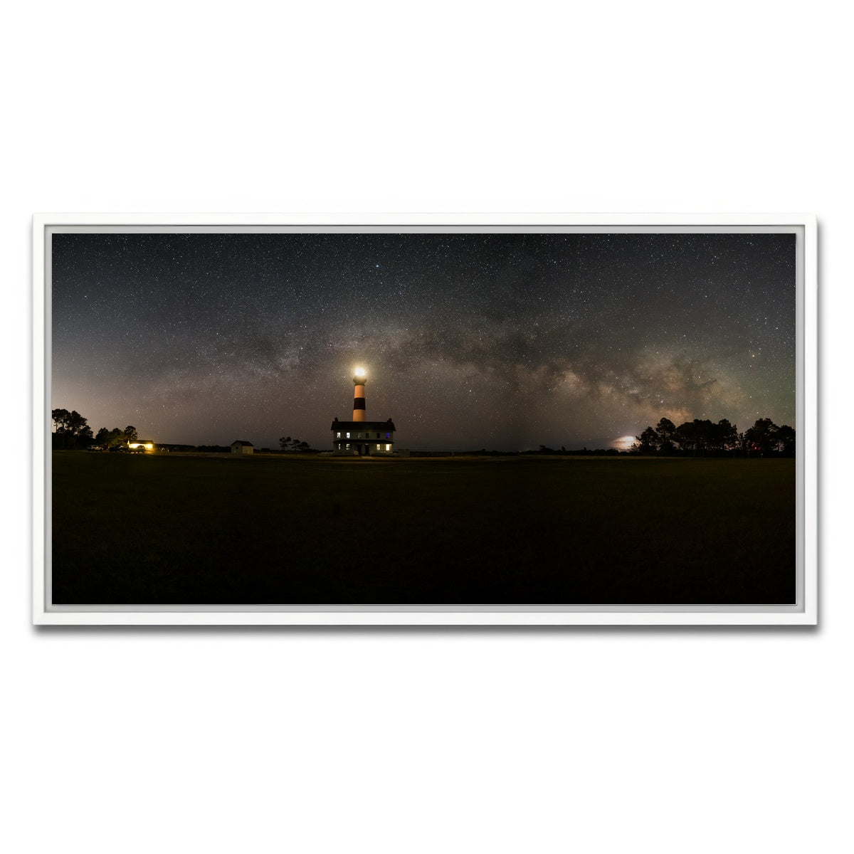 AUTO-MOCKUP WHITE | Bodie Lighthouse | 1 Piece | White Framed Canvas | group=2x1