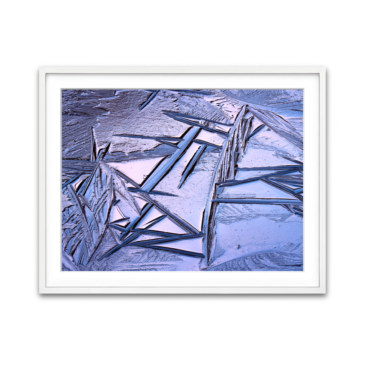 Framed Print 4x3 White