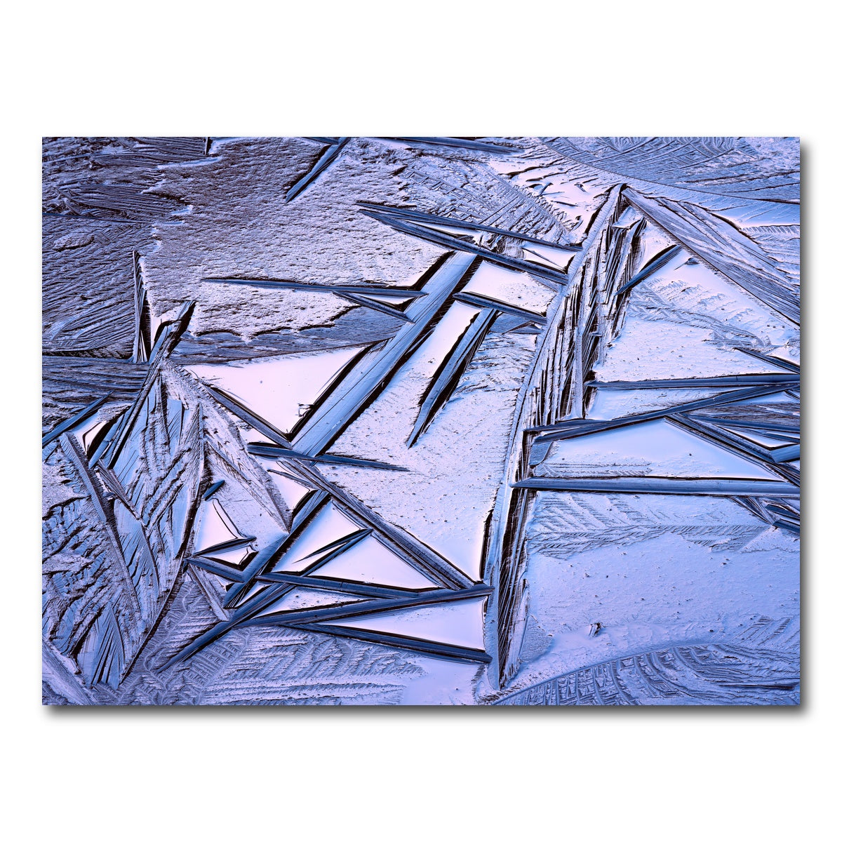 AUTO-MOCKUP WHITE | Bog Ice Morning Reflection | 1 Piece | Gallery Wrap Canvas | group=4x3