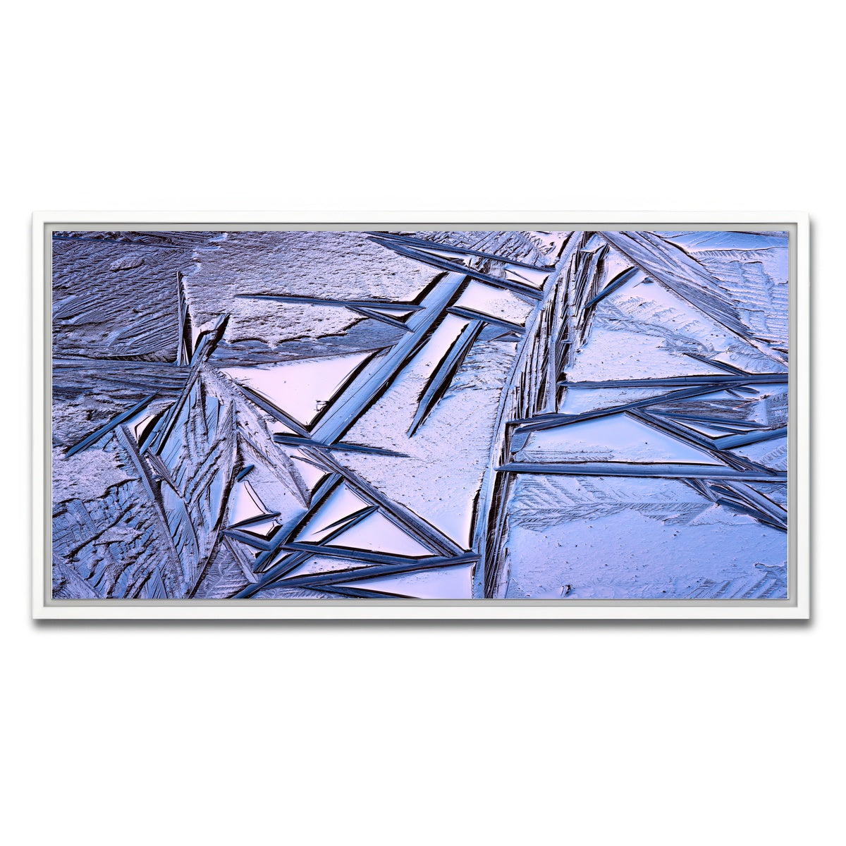 AUTO-MOCKUP WHITE | Bog Ice Morning Reflection | 1 Piece | White Framed Canvas | group=2x1