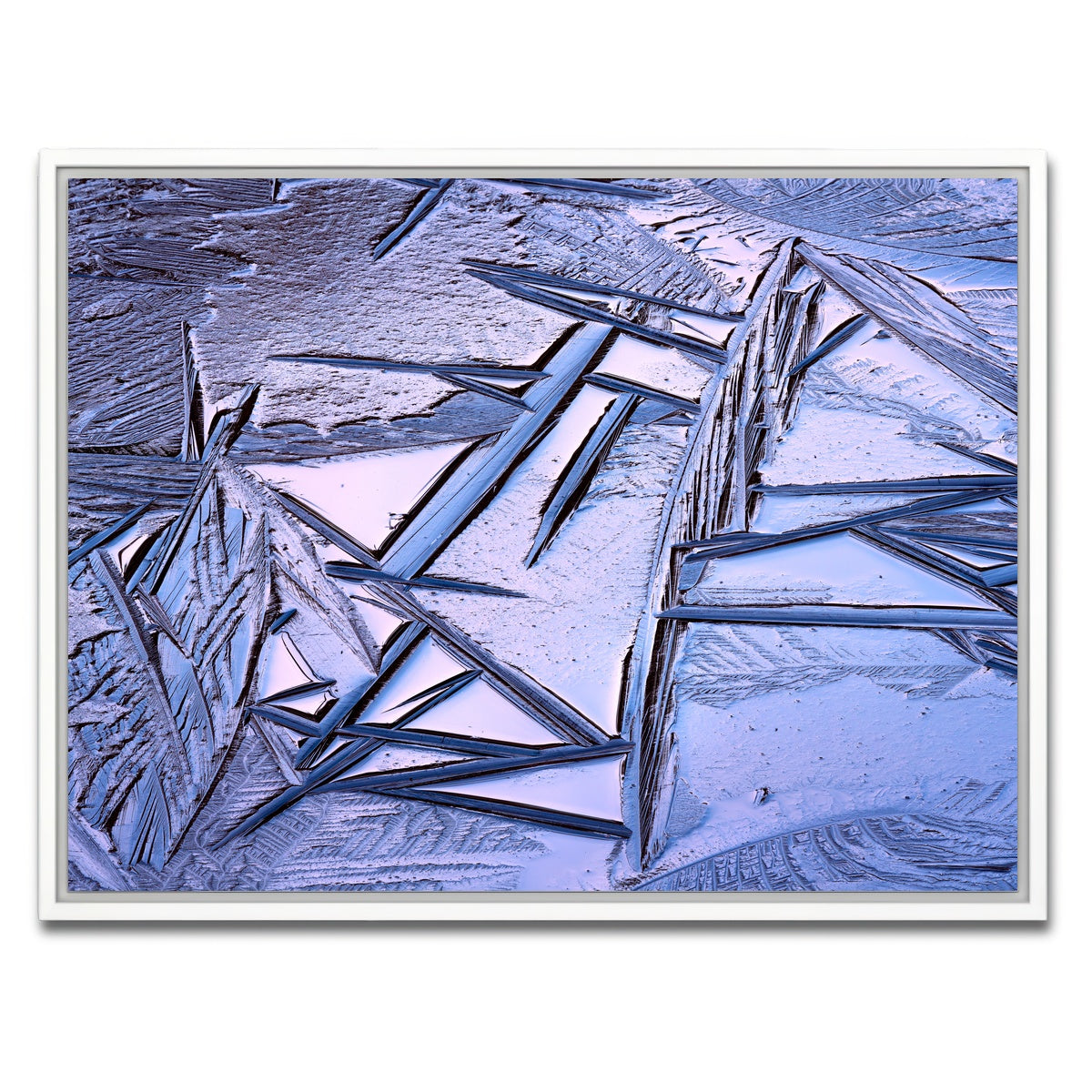 AUTO-MOCKUP WHITE | Bog Ice Morning Reflection | 1 Piece | White Framed Canvas | group=4x3