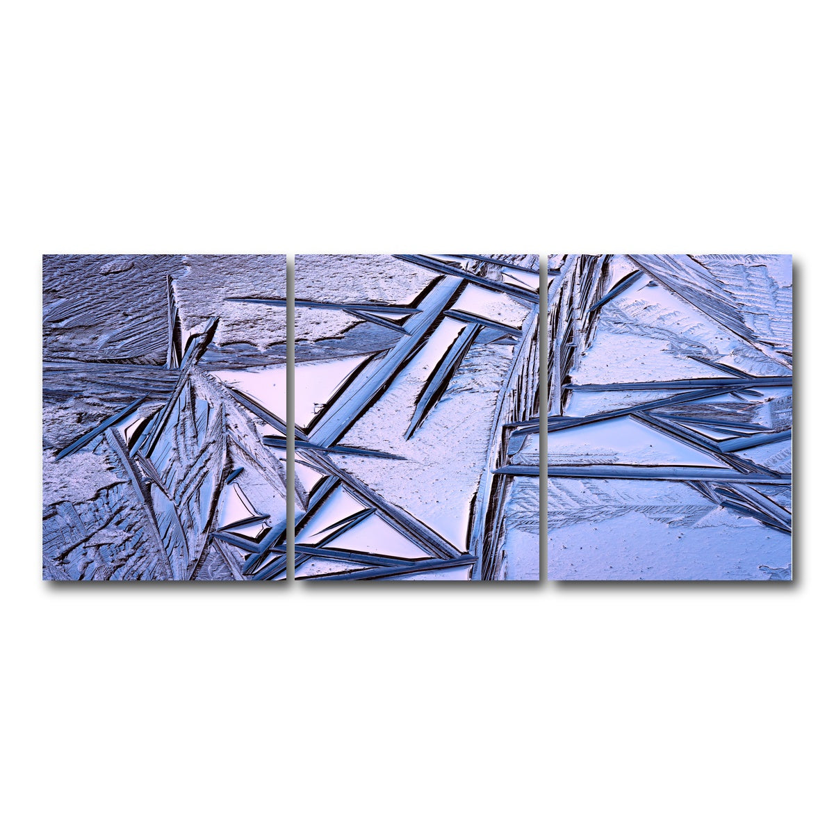 AUTO-MOCKUP WHITE | Bog Ice Morning Reflection | 3 Piece | Gallery Wrap Canvas | group=18x24