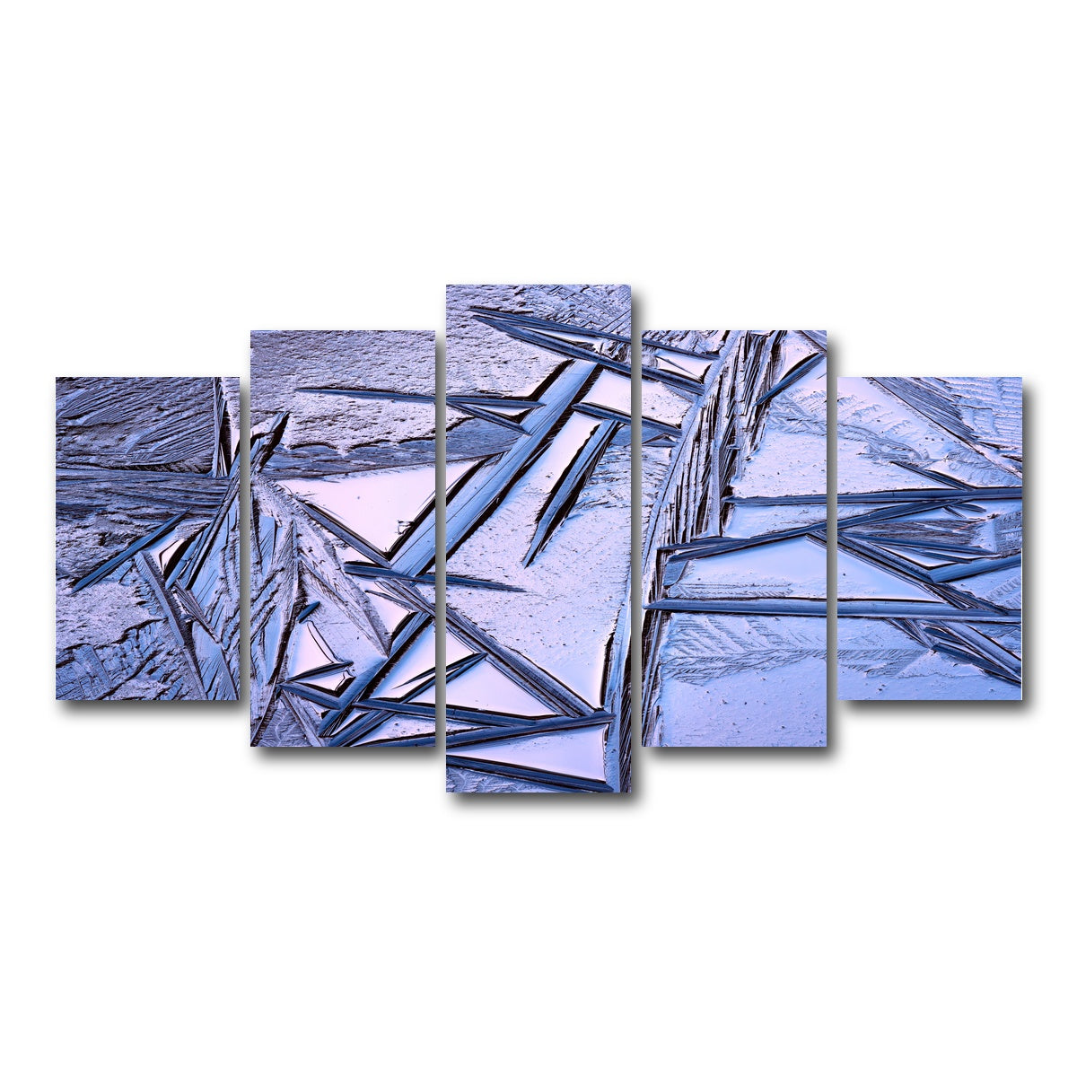 AUTO-MOCKUP WHITE | Bog Ice Morning Reflection | 5 Piece | Gallery Wrap Canvas | group=5_normal